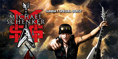 Michael Schenker Group confirmed for the Sunday Special Guest Slot at Steelhouse 2022.