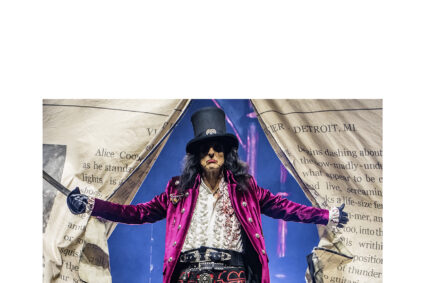 Alice Cooper at the AO Arena, Manchester with The Meffs and Primal Scream.