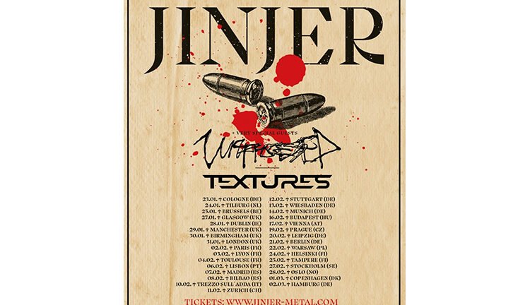 JINJER Announce Very Special Guests For 2026 European Duél Tour – UNPROCESSED and TEXTURES!