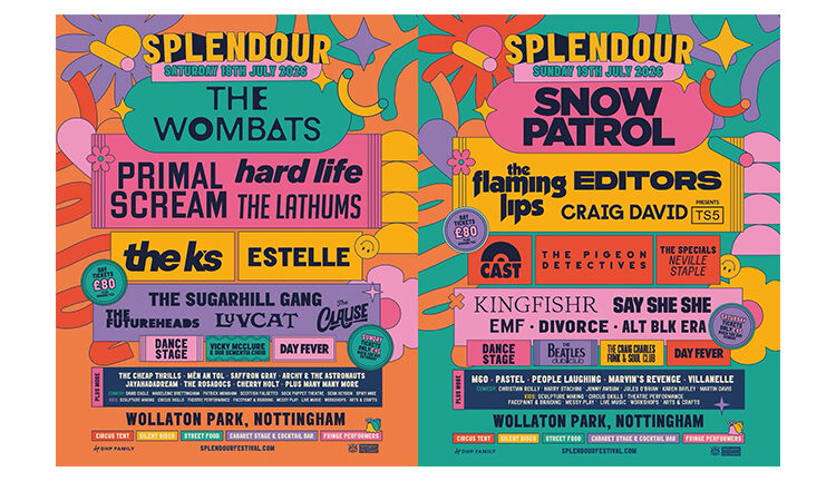 Nottingham’s Splendour Festival is just a couple of weeks away.