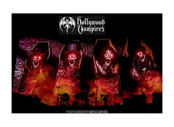 The Hollywood Vampires with The Damned at Cardiff Castle.