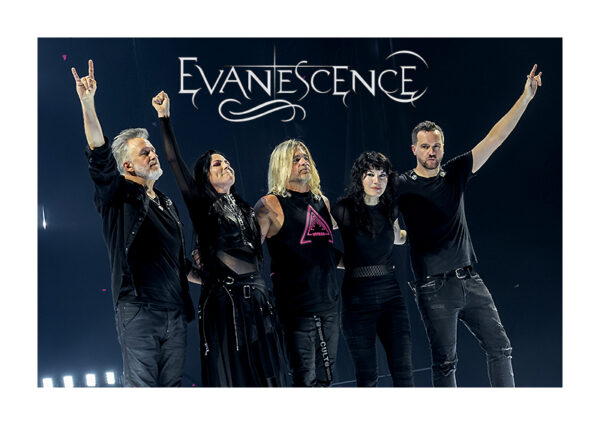 Evanescence at the Utilita Arena Birmingham with support from K.Flay and Poppy.
