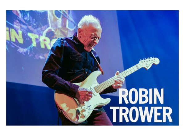 Robin Trower with Jack J. Hutchinson at Sunderland Fire Station.