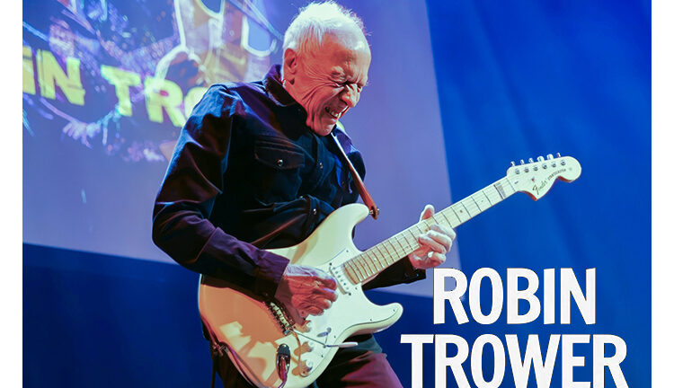 Robin Trower with Jack J. Hutchinson at Sunderland Fire Station.
